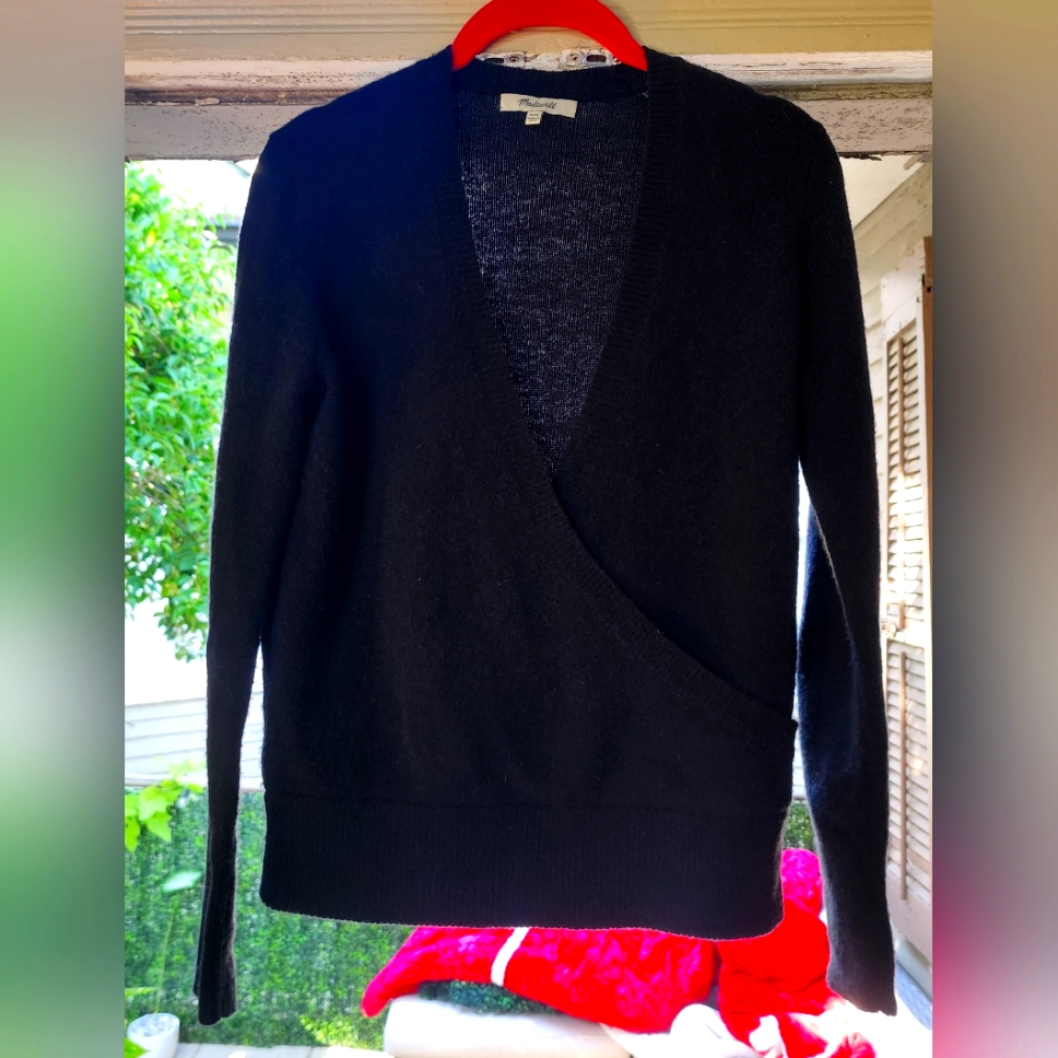 Madewell Faux Wrap Sweater
